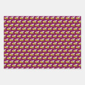 Honey Bees Design Wrapping Paper Geschenkpapier Set (Vorderseite 3)