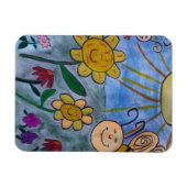 Honey Bees & Flowers Flexible Magnet (Horizontal)