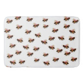 Honey Bees Flying Badematte (Vorderseite)