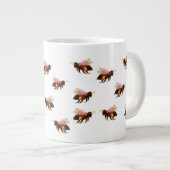 Honey Bees Flying Jumbo-Tasse (Vorderseite Rechts)