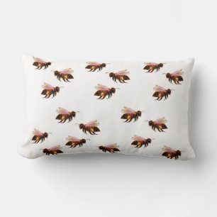 Honey Bees Flying Lendenkissen