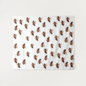 Honey Bees Flying Wandteppich (Vorderseite (Horizontal))