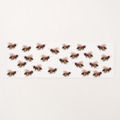 Honey Bees Flying Yogamatte (Vorderseite (Horizontal))