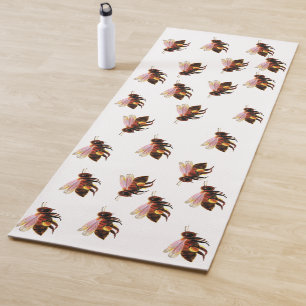Honey Bees Flying Yogamatte