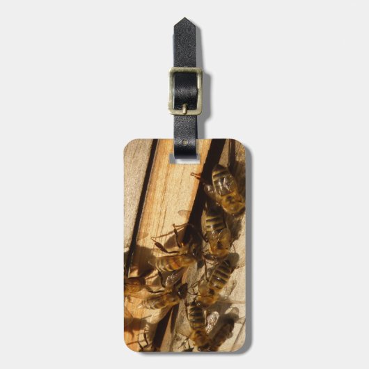 Honey Bees Gepäckanhänger (Vorderseite vertikal)