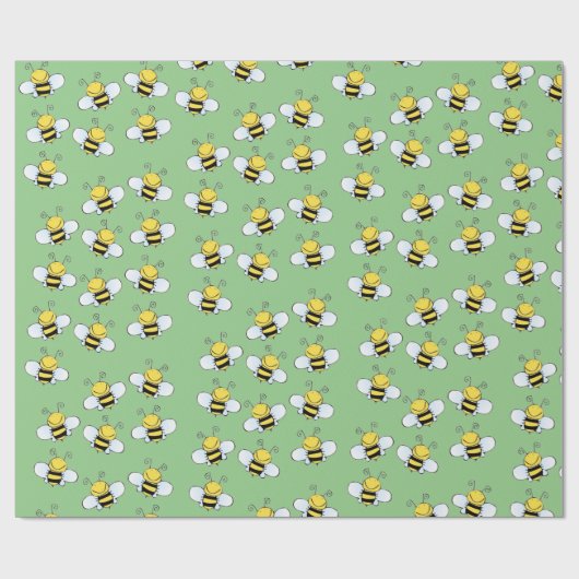 Honey Bees Geschenkpapier (Flach)