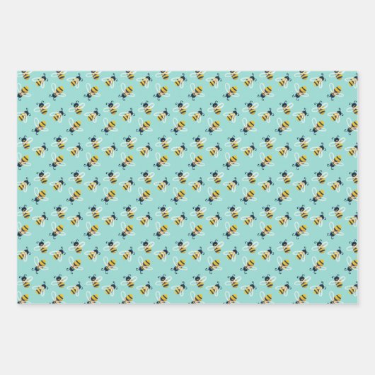 Honey Bees Geschenkpapier Set (Vorderseite 3)