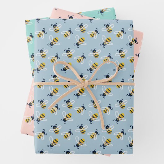 Honey Bees Geschenkpapier Set (Beispiel)