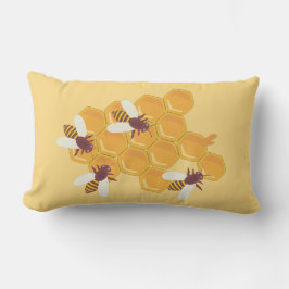 Honey Bees & Honey Lendenkissen