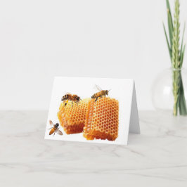 Honey Bees Note Card Karte