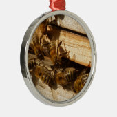Honey Bees Ornament Aus Metall (Rechts)
