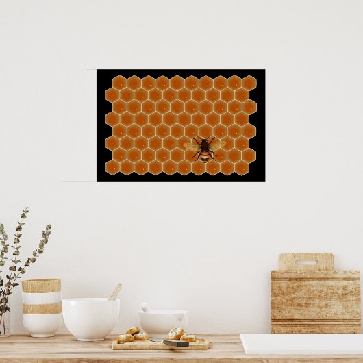 Honey Bees Poster (Küche)