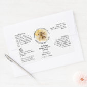 Honey Beey Honey Apiary Product Flasche Label Rechteckiger Aufkleber (Umschlag)