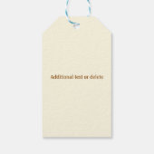 Honey Beey Honey Seller Beekeeper Apiarist Custom Geschenkanhänger (Rückseite)