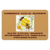 Honey Beey Honey Seller Beekeeper Apiarist Custom Magnet (Horizontal)