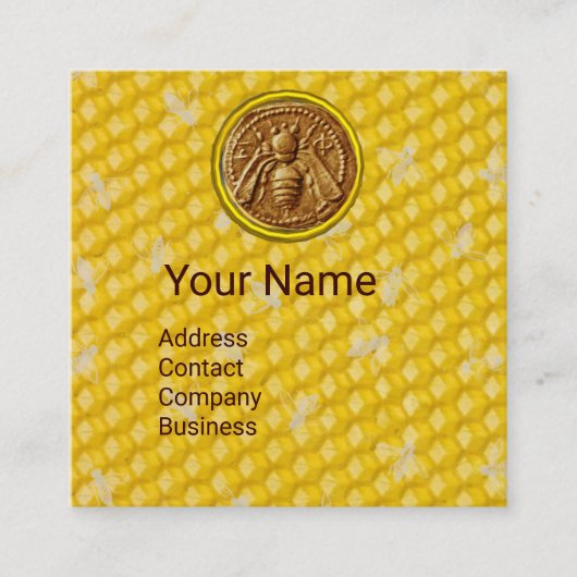 HONEY BEKANNT, GESCHWINDIGKEIT, GESCHWINDIGKEIT, A QUADRATISCHE VISITENKARTE (Vorderseite)