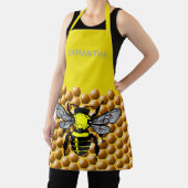Honey Beve Hive Muster Niedlich Insektename Schürze (InSitu)