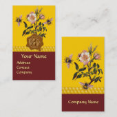 HONEY BEY AND WILD ROSE, BEEKEEPER WAX SIEGEL VISITENKARTE (Vorne/Hinten)