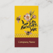 HONEY BEY AND WILD ROSE, BEEKEEPER WAX SIEGEL VISITENKARTE (Rückseite)