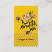 HONEY BEY AND WILD ROSE, BEEKEEPER WAX SIEGEL VISITENKARTE (Rückseite)