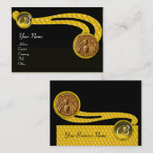HONEY BEY ,BEEKEEPER APIARIST MONOGRAM VISITENKARTE (Vorne/Hinten)