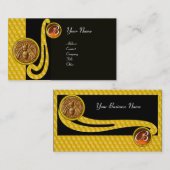 HONEY BEY ,BEEKEEPER APIARIST MONOGRAM VISITENKARTE (Vorne/Hinten)