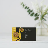 HONEY BEY ,BEEKEEPER APIARIST MONOGRAM VISITENKARTE (Stehend Vorderseite)