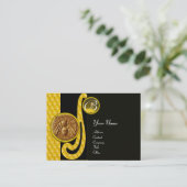 HONEY BEY ,BEEKEEPER APIARIST MONOGRAM VISITENKARTE (Stehend Vorderseite)