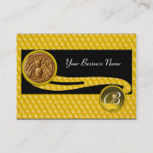 HONEY BEY ,BEEKEEPER APIARIST MONOGRAM VISITENKARTE (Rückseite)