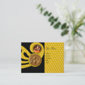 HONEY BEY ,BEEKEEPER APIARIST MONOGRAM VISITENKARTE (Stehend Vorderseite)