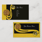 HONEY BEY ,BEEKEEPER APIARIST MONOGRAM VISITENKARTE (Vorne/Hinten)