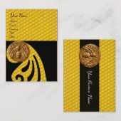 HONEY BEY ,BEEKEEPER APIARIST VISITENKARTE (Vorne/Hinten)