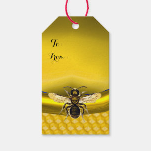 HONEY BEY ,BEEKEEPER BROWN WAX SIEGEL MONOGRAM GESCHENKANHÄNGER