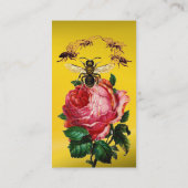 HONEY BEY ,BEEKEEPER BROWN WAX SIEGEL MONOGRAM VISITENKARTE (Rückseite)