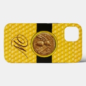 HONEY BEY, BEEKEPER MONOGRAM Case-Mate iPhone HÜLLE (Rückseite (Horizontal))