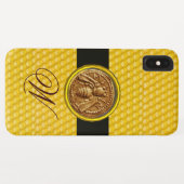 HONEY BEY, BEEKEPER MONOGRAM Case-Mate iPhone HÜLLE (Rückseite (Horizontal))