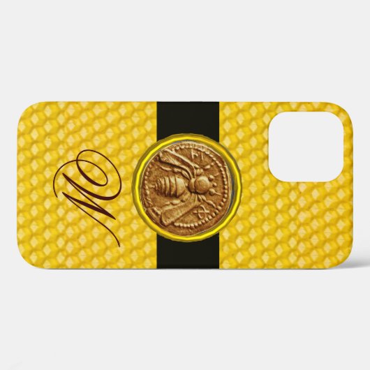 HONEY BEY, BEEKEPER MONOGRAM Case-Mate iPhone HÜLLE (Rückseite (Horizontal))