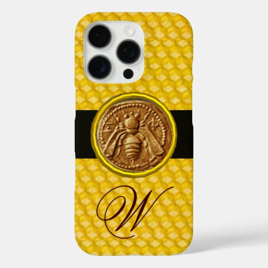 HONEY BEY, BEEKEPER MONOGRAM Case-Mate iPhone HÜLLE (Rückseite)