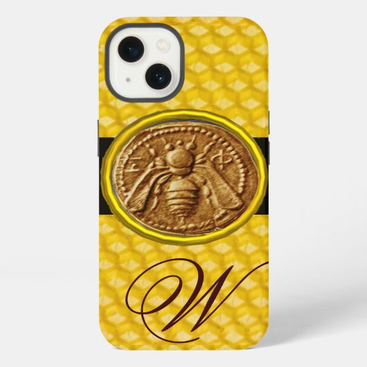 HONEY BEY, BEEKEPER MONOGRAM iPhone HÜLLE (Rückseite)