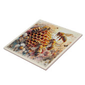 HONEY BEY BLUME auf HONEYCOMB | KERAMIK Fliese (Seite)