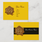 HONEY BEY WAX SIEGEL, BEEKEEPER APIARIST VISITENKARTE (Vorne/Hinten)