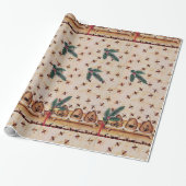 HONEY BEY with PINE CONES BEEKEEPER LIEFERANTEN Geschenkpapier (Ungerollt)