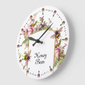 HONEY BIE AND PINK CYCLAMENS, BEEKEEPER GROßE WANDUHR (Winkel)