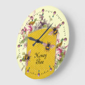 HONEY BIE AND PINK CYCLAMENS, BEEKEEPER GROßE WANDUHR (Winkel)