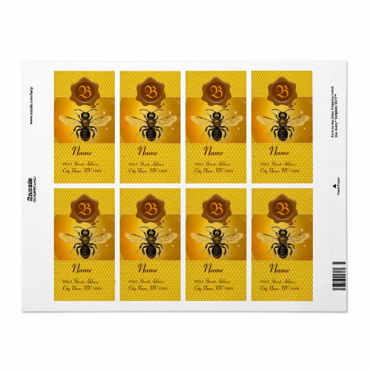 HONEY BIE, BEEKEEPER, BROWN WAX SIEGEL MONOGRAM (Vorne)