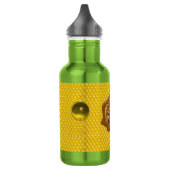 HONEY BIE, BEEKEEPER, WAX SIEGEL EDELSTAHLFLASCHE (Links)