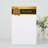 HONEY BIE, BEEKEEPER, White Briefpapier (Stehend Vorderseite)