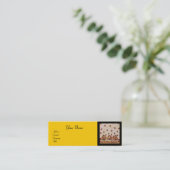 HONEY BIE, BEEKEEPING, BEEKEEPER APIARIST MINI VISITENKARTE (Stehend Vorderseite)