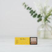 HONEY BIE, BEEKEEPING, BEEKEEPER APIARIST MINI VISITENKARTE (Stehend Vorderseite)