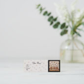 HONEY BIE, BEEKEEPING, BEEKEEPER APIARIST MINI VISITENKARTE (Stehend Vorderseite)